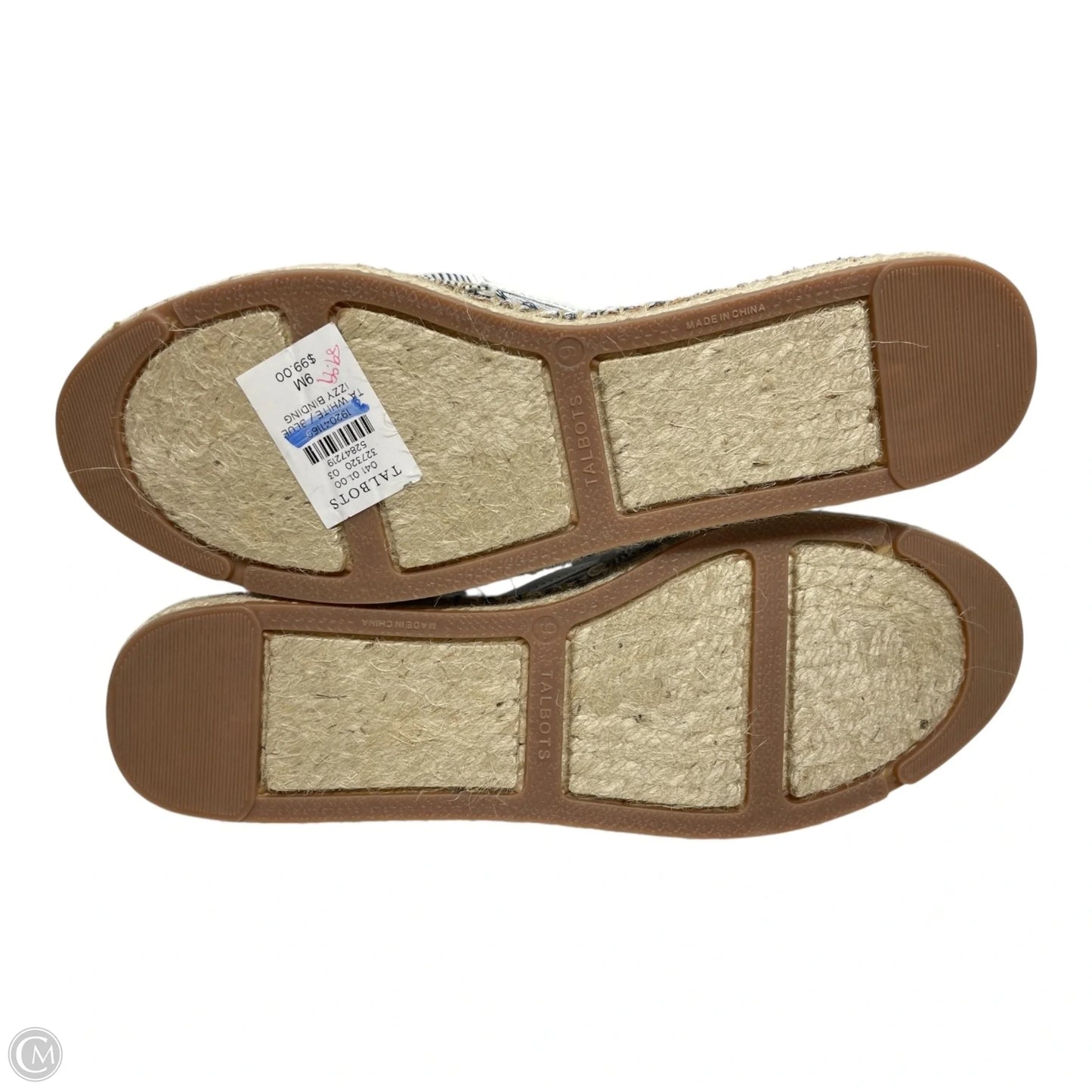 Shoes Flats By Talbots In Striped Pattern, Size: 9