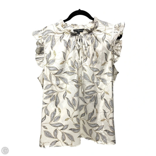 Top Sleeveless By Fred David In Floral Print, Size: Xl