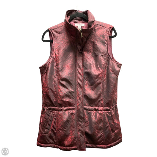 Vest Other By Coldwater Creek In Floral Print, Size: M