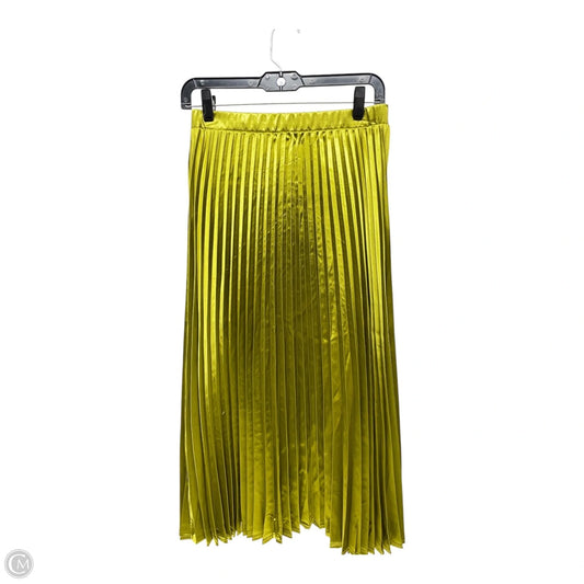 Skirt Midi By Haute Monde In Chartreuse, Size: S