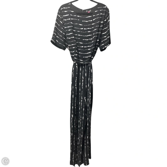 Jumpsuit By Vince Camuto In Black & White, Size: 18