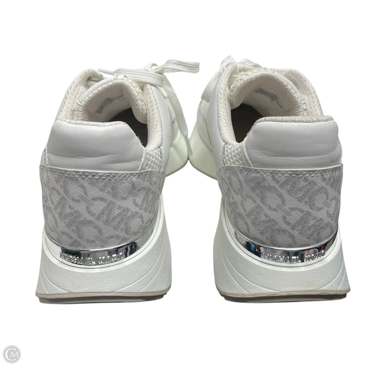Shoes Sneakers By Michael By Michael Kors In Grey & White, Size: 9