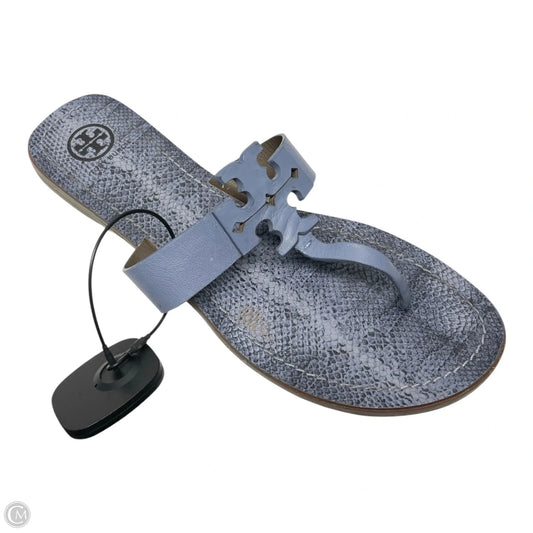 Sandals Designer By Tory Burch In Blue, Size: 10