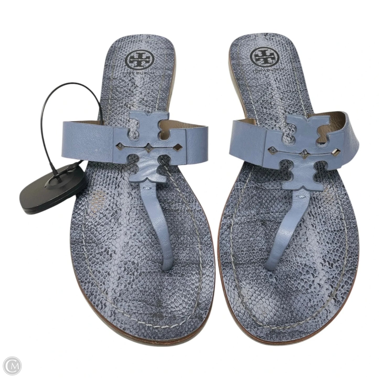 Sandals Designer By Tory Burch In Blue, Size: 10