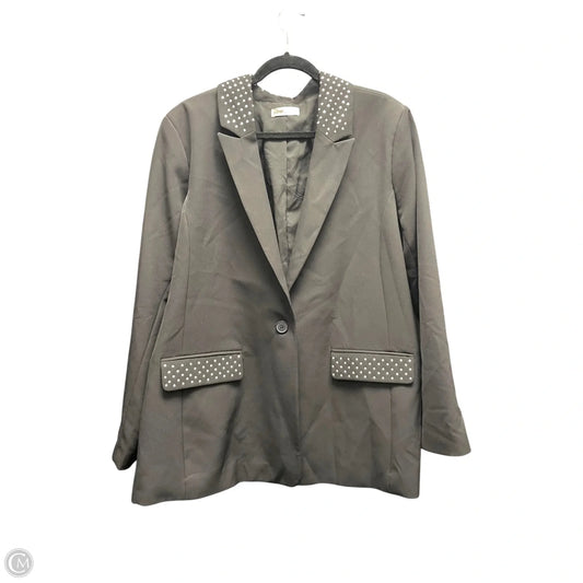 Blazer By Intempo In Black & Silver, Size: 2x