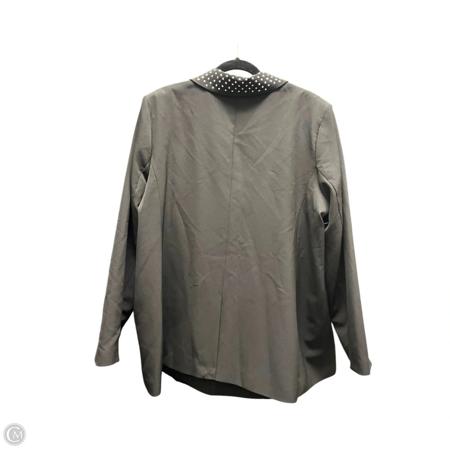 Blazer By Intempo In Black & Silver, Size: 2x