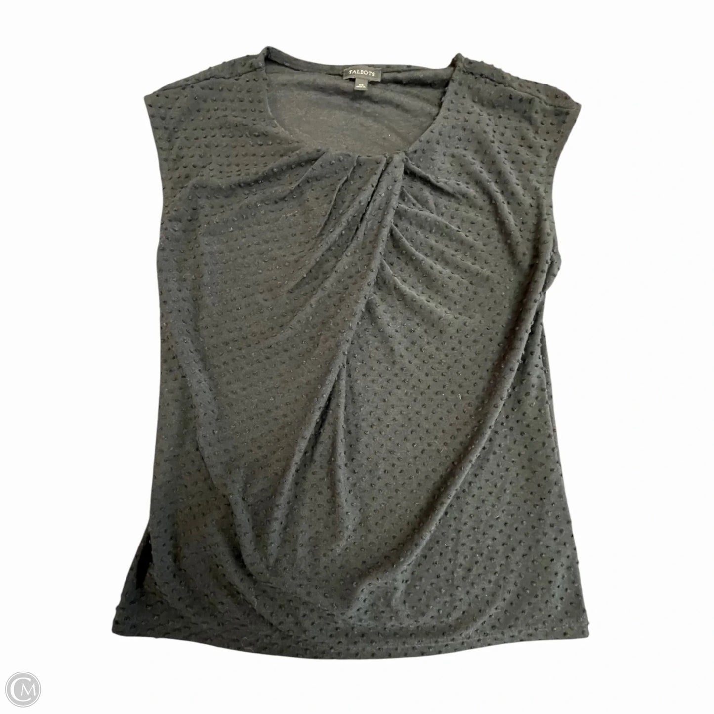 Blouse Sleeveless By Talbots In Black, Size: Xs