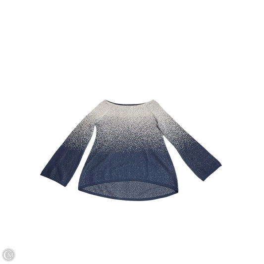 Sweater By White House Black Market In Blue & Silver, Size: M