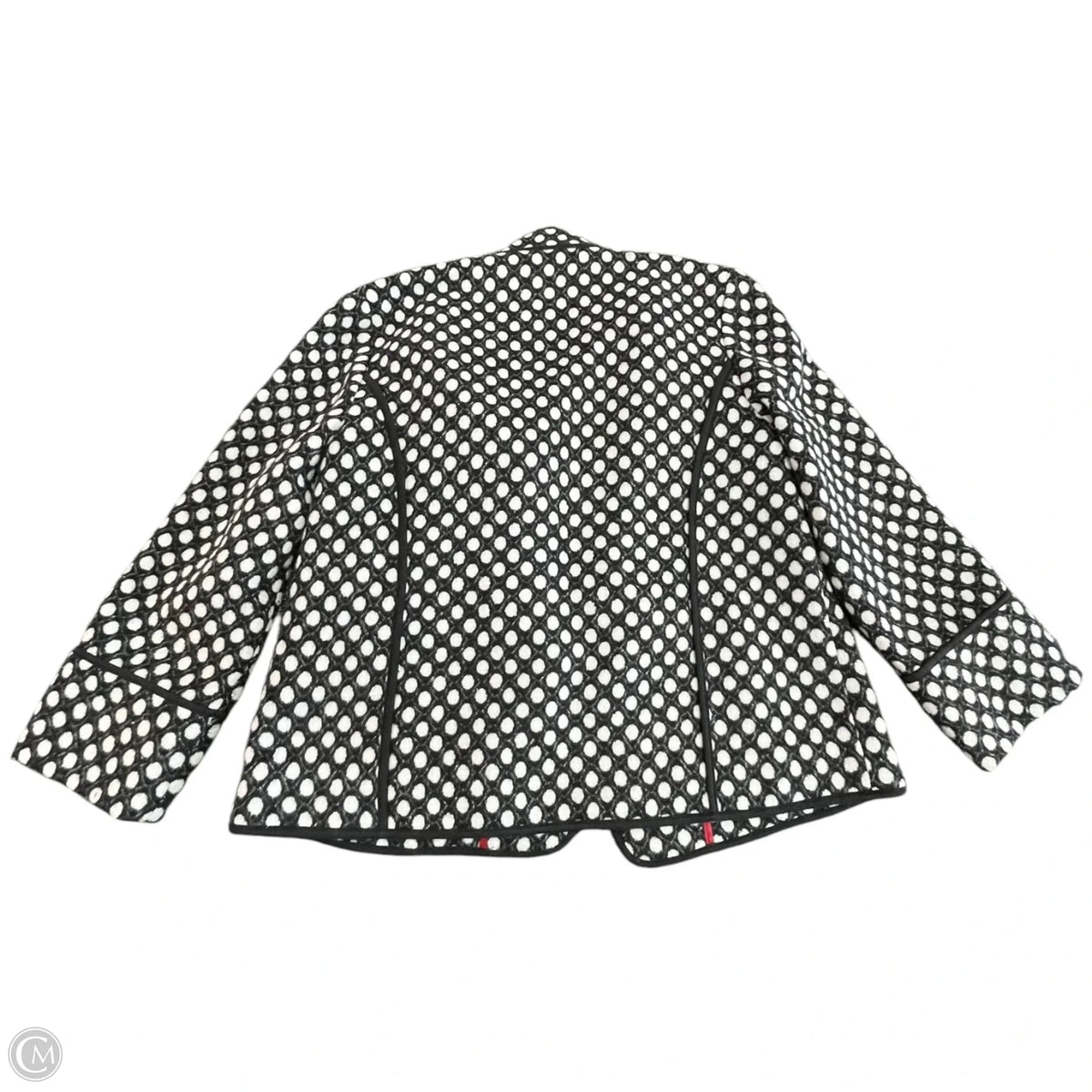 Jacket Other By Chicos In Black & White, Size: S
