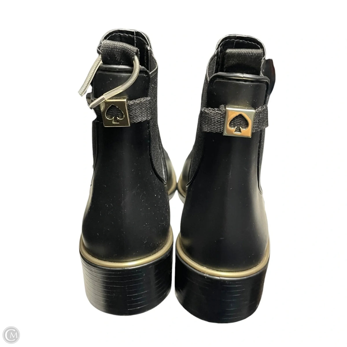 Boots Designer By Kate Spade In Black, Size: 8