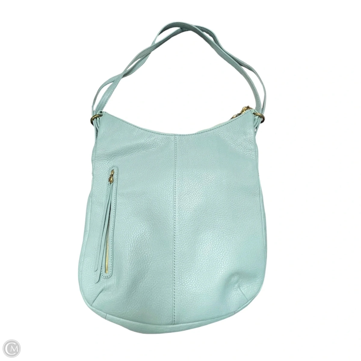 Handbag Leather By Hobo Intl, Size: Medium