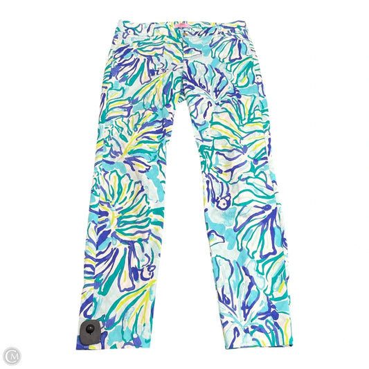 Pants Designer By Lilly Pulitzer In Tropical Print, Size: 8