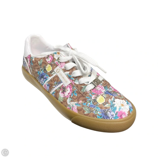 Shoes Sneakers By Gbg In Floral Print, Size: 7