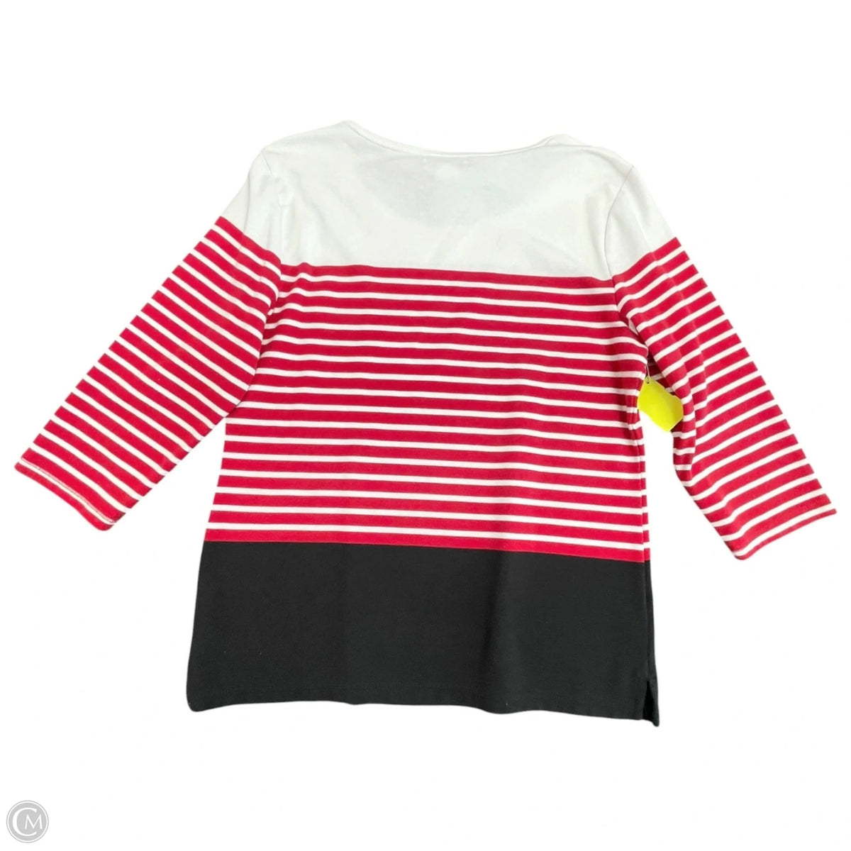 Sweater By Rebecca Malone In Striped Pattern, Size: L