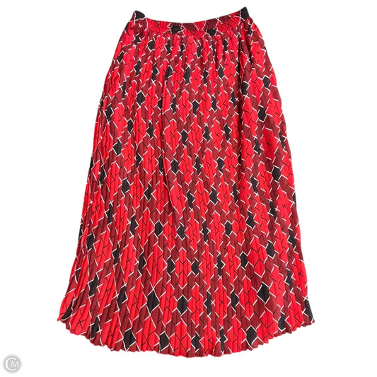 Skirt Midi By Cathy Daniels In Plaid Pattern, Size: M