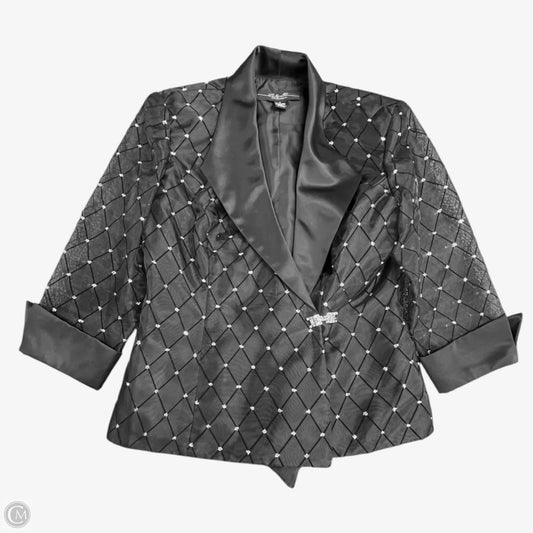 Blazer By Clothes Mentor In Black, Size: 8