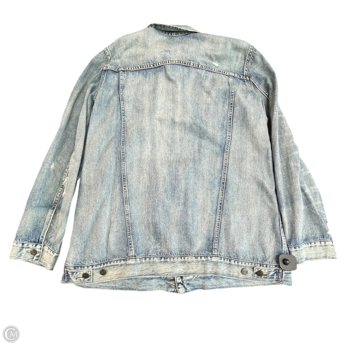Jacket Denim By Able In Blue Denim, Size: Xl