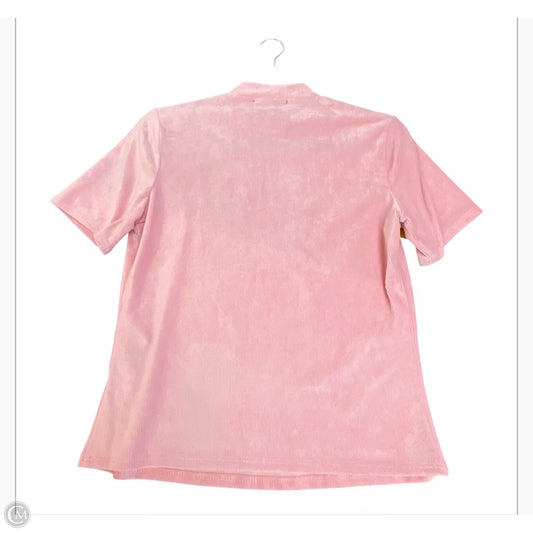 Top Short Sleeve By Forever 21 In Pink, Size: M