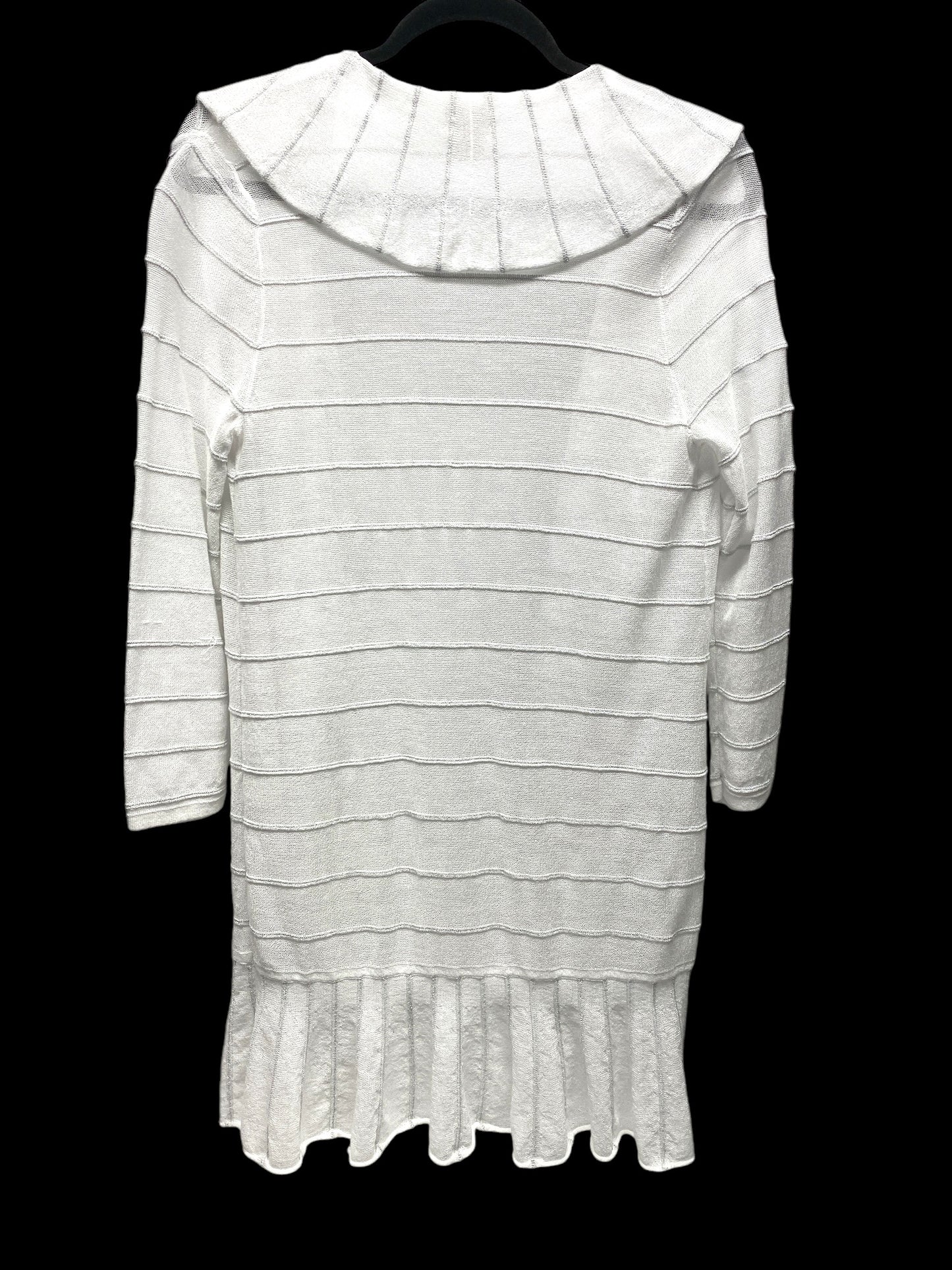 Cardigan By Chicos O In White Silver, Size: S