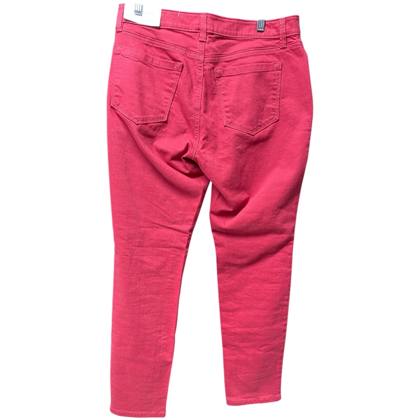 Jeans Skinny By Loft In Red, Size: 8petite