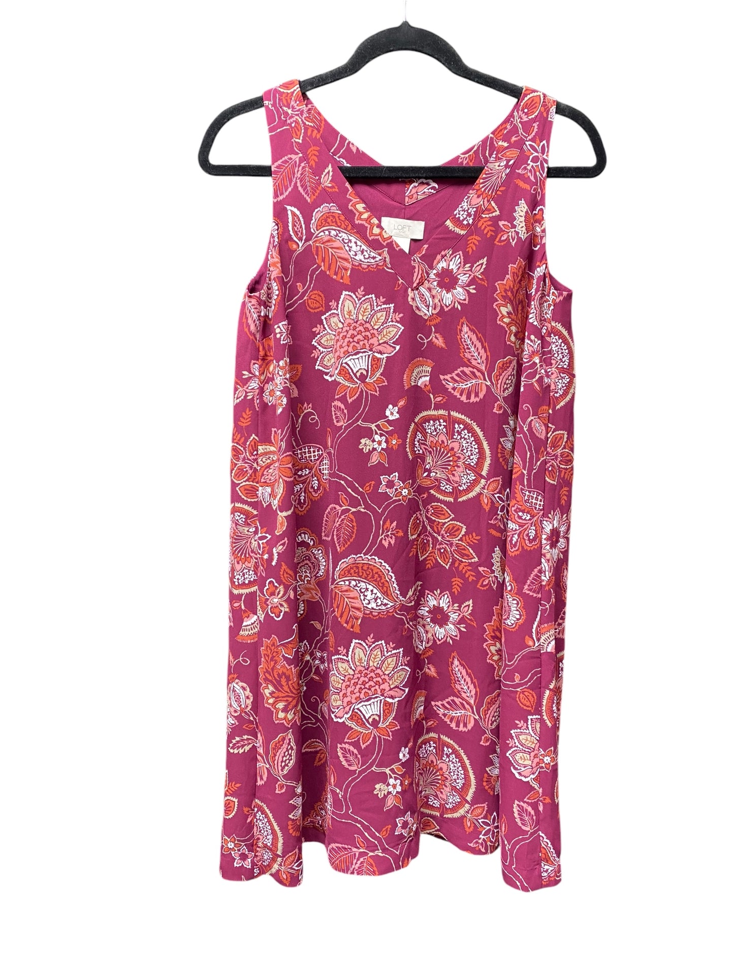 Dress Casual Short By Loft In Floral Print, Size: S