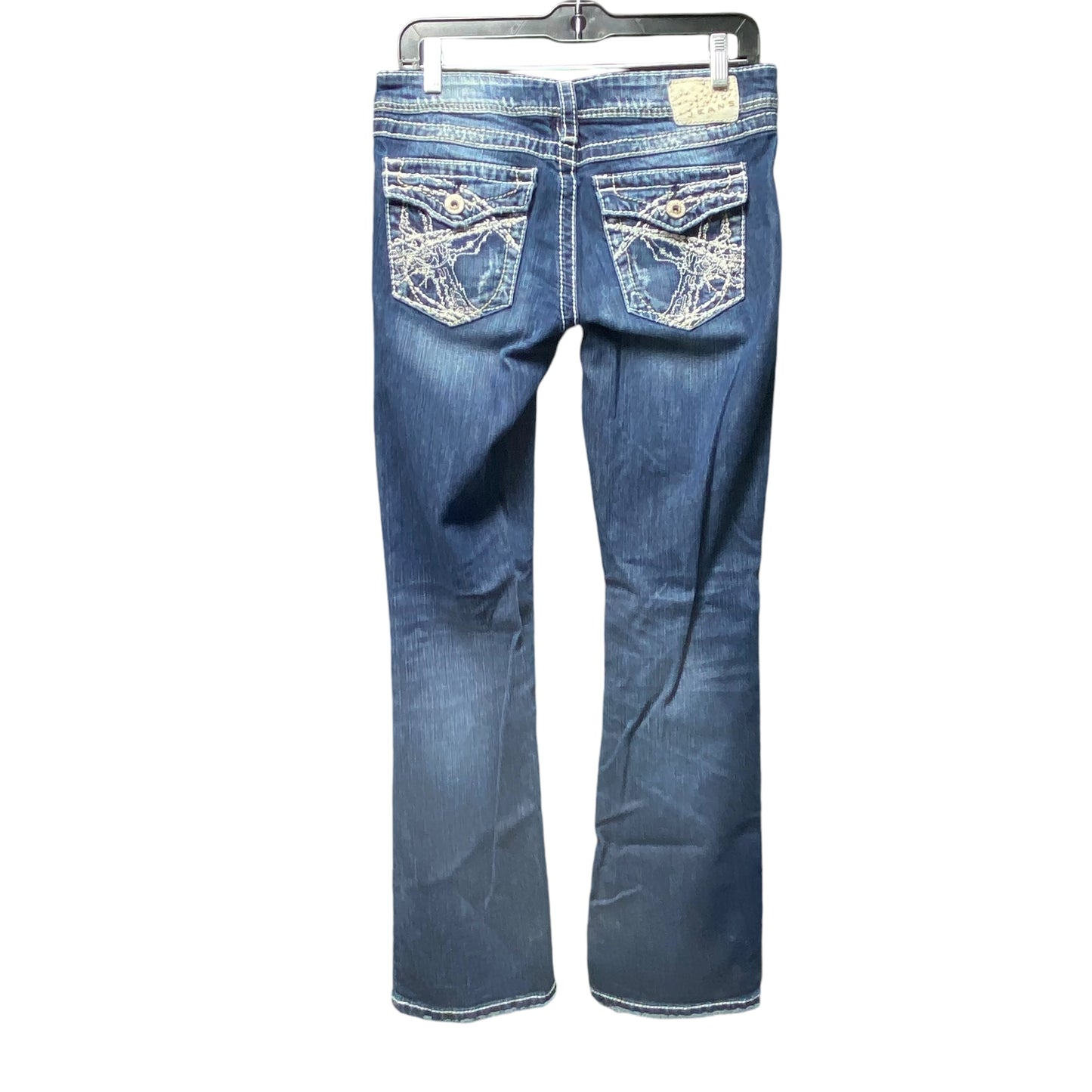 Jeans Flared By Silver In Blue Denim, Size: 4