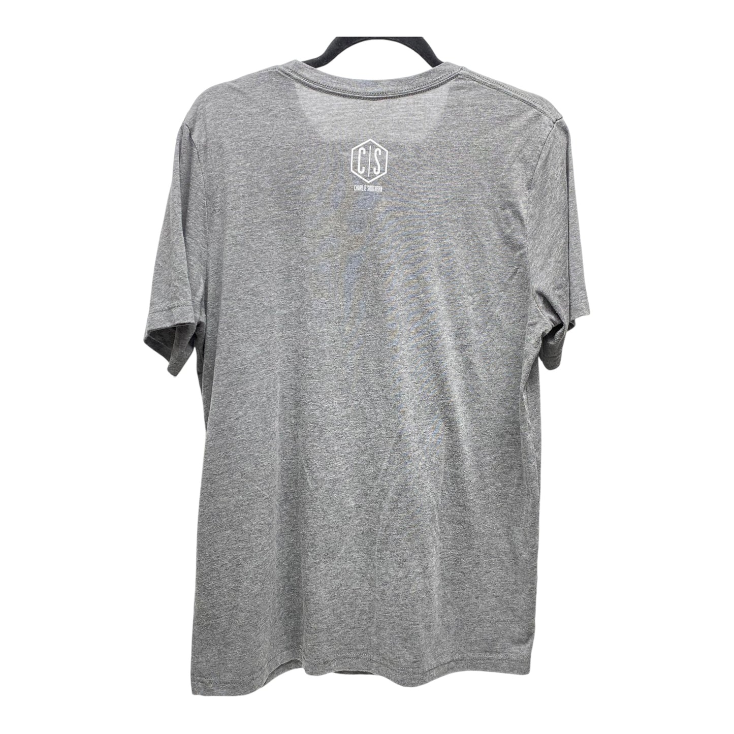 Top Short Sleeve Basic By Clothes Mentor In Grey, Size: M