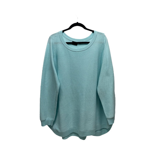 Sweater By Cyrus Knits In Aqua, Size: 3x