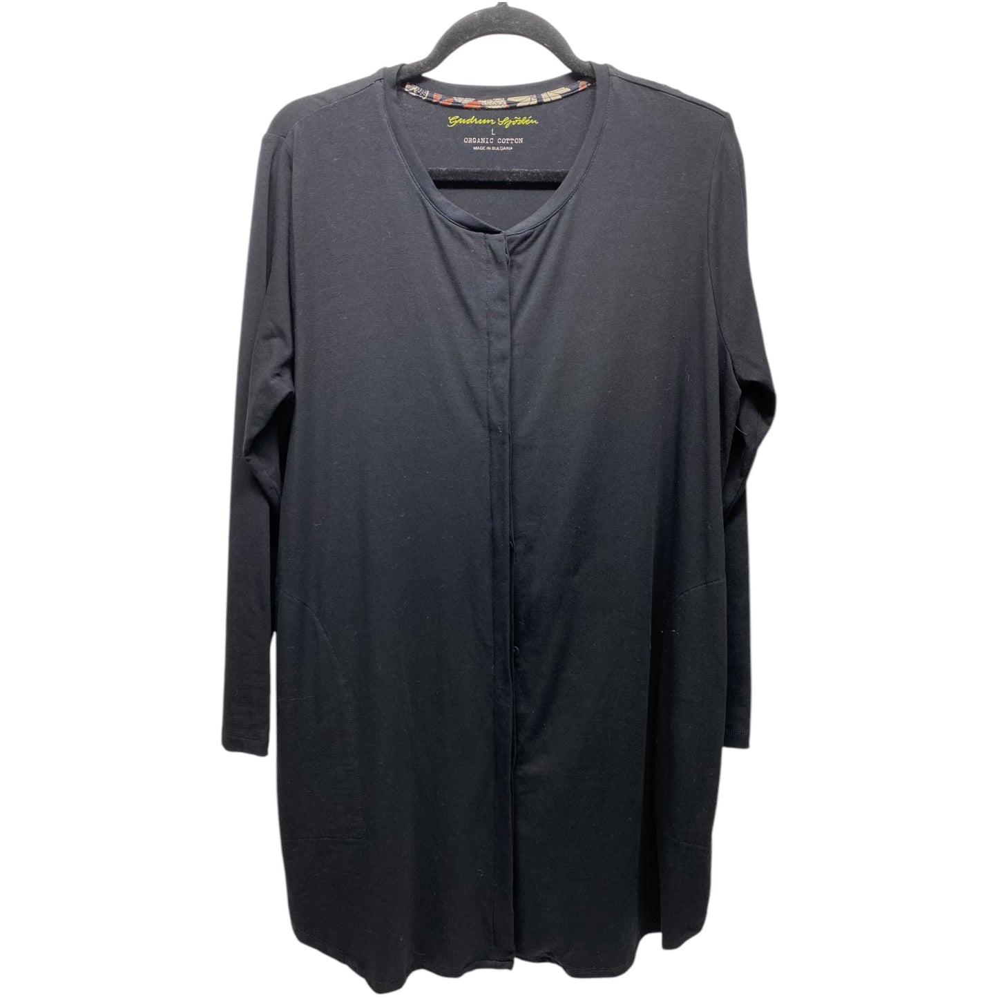 Cardigan By Clothes Mentor In Black, Size: L