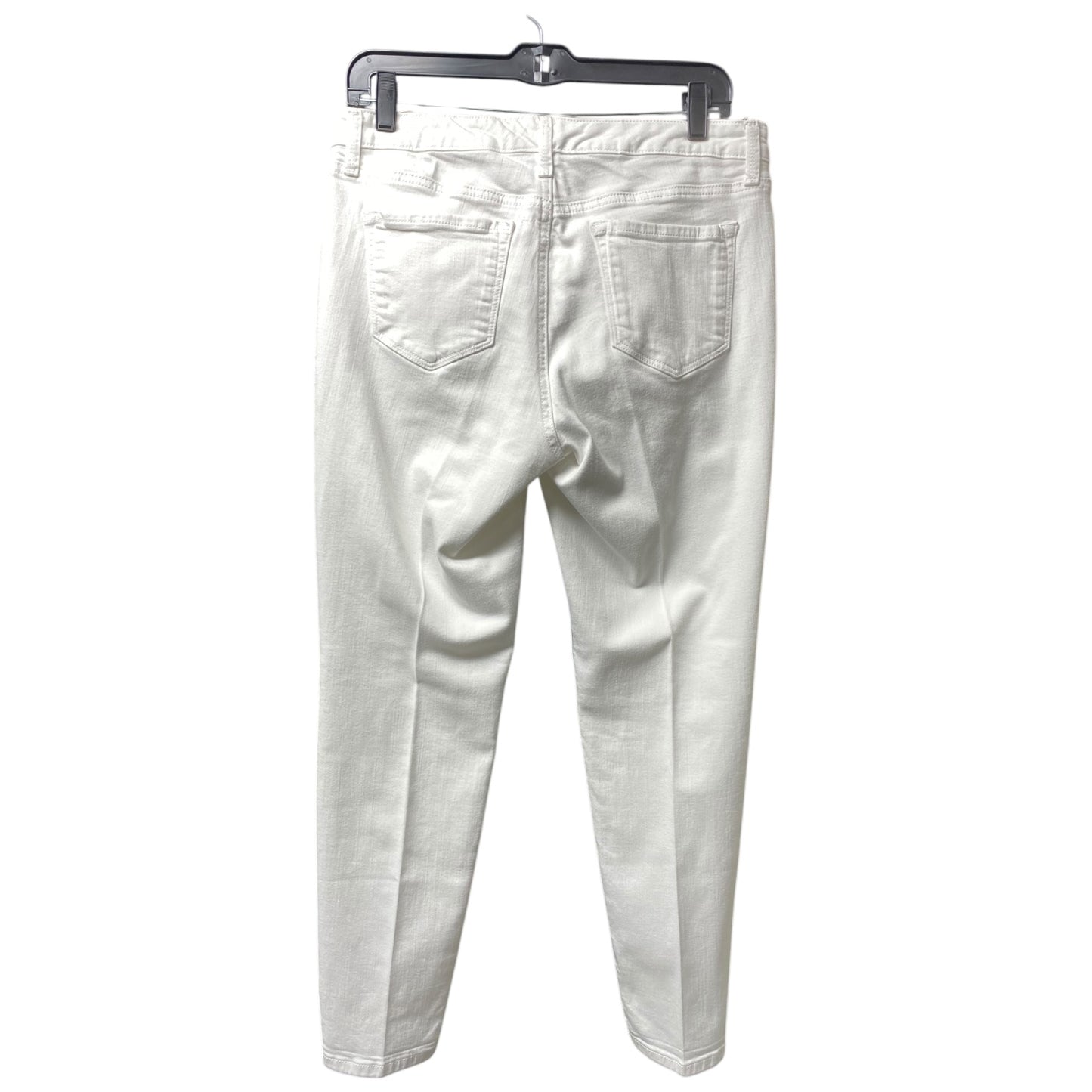 Jeans Straight By Talbots In White, Size: 10