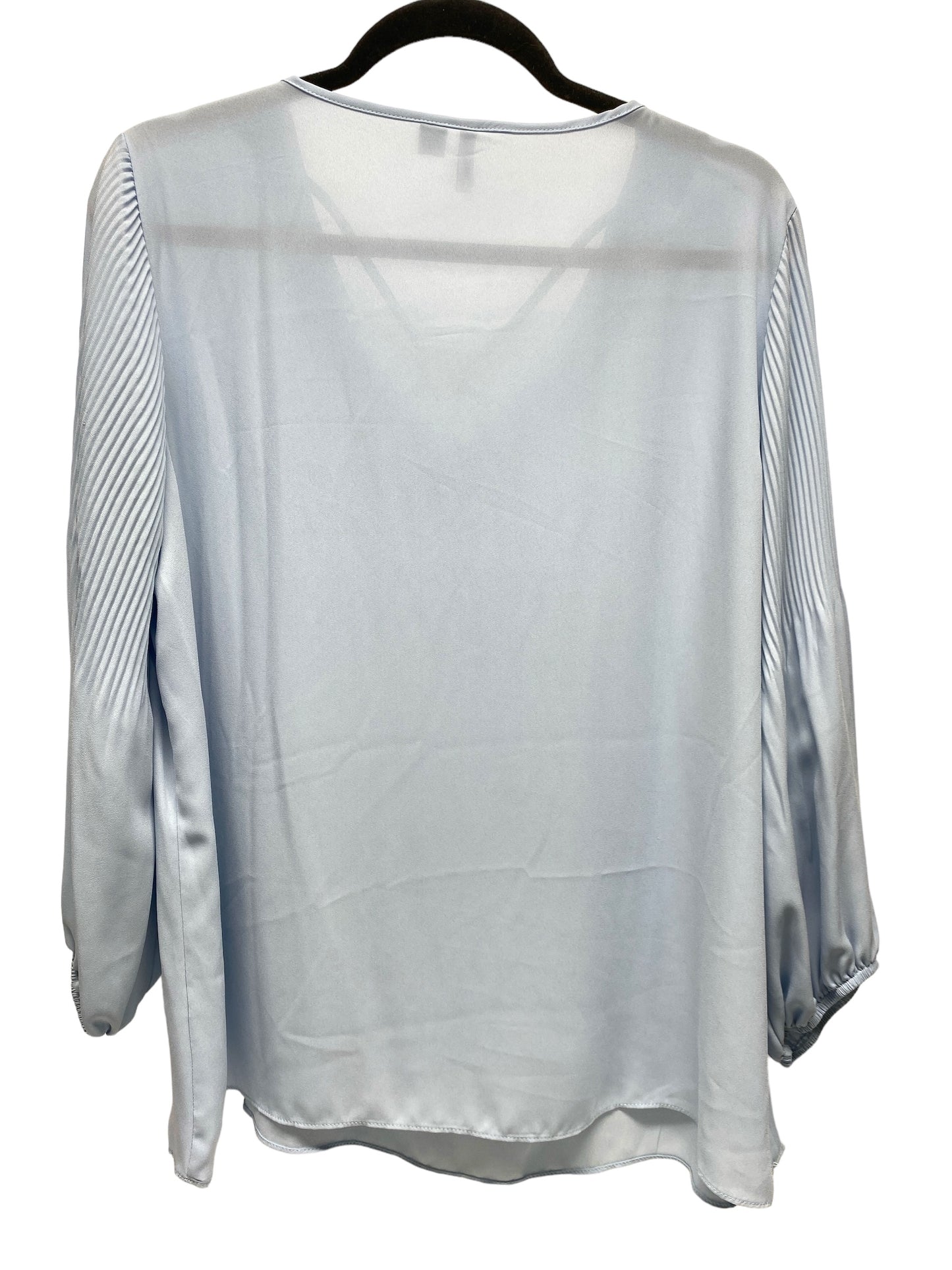 Top Long Sleeve Basic By Clothes Mentor In Blue, Size: L