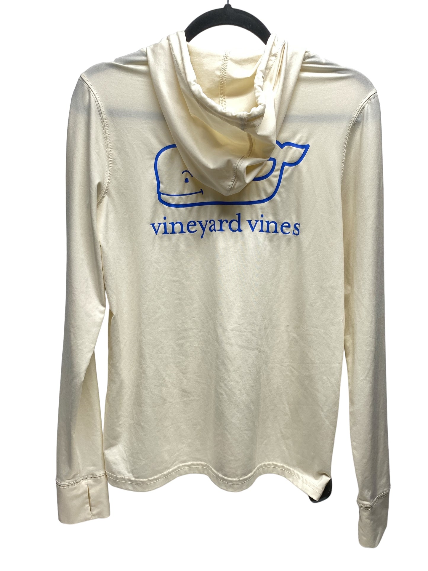 Athletic Sweatshirt Hoodie By Vineyard Vines In White, Size: Xs