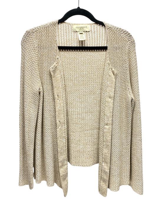 Sweater Cardigan By Easy Spirit In Beige, Size: 0