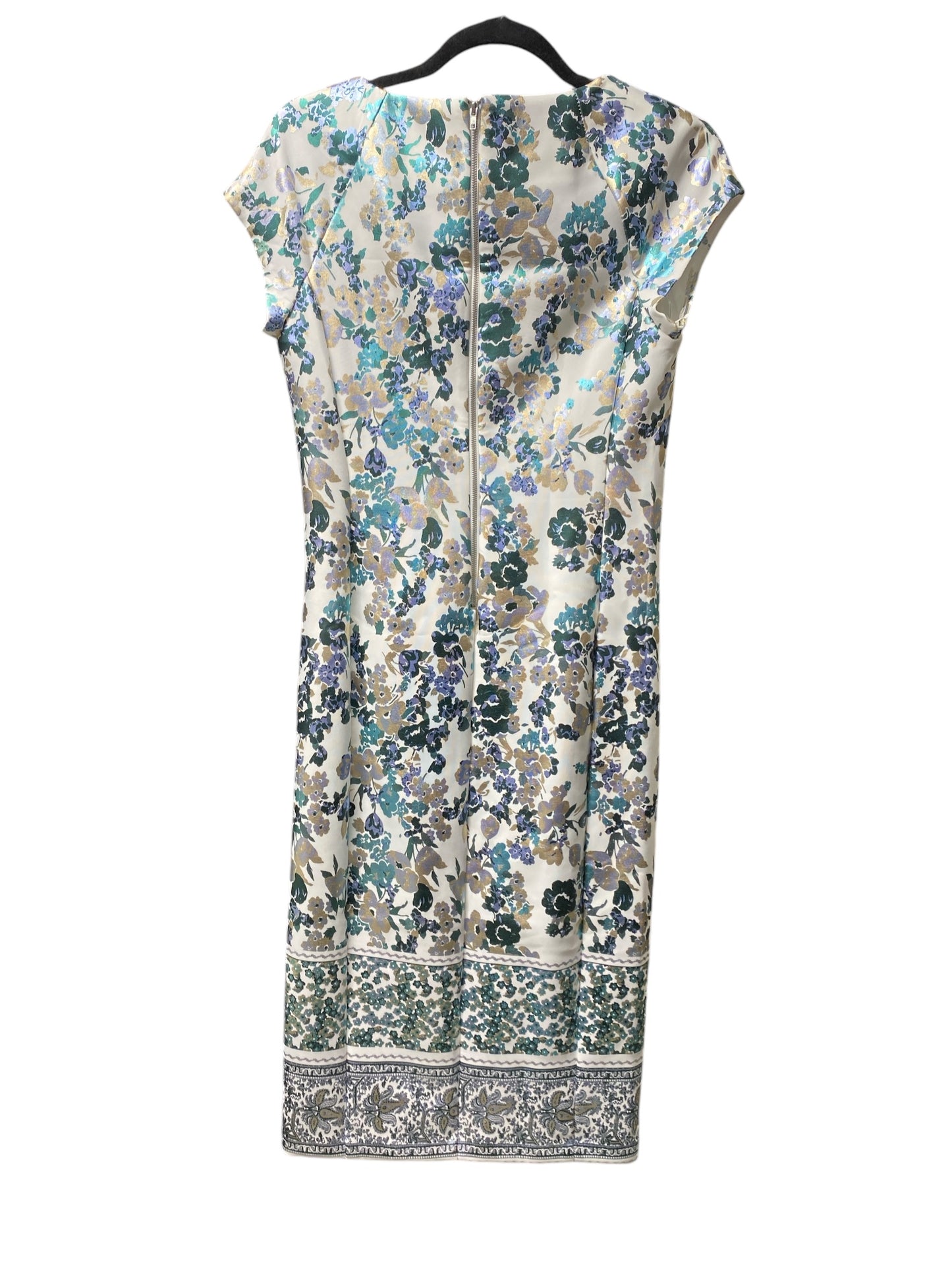 Dress Casual Midi By Eci In Floral Print, Size: 4