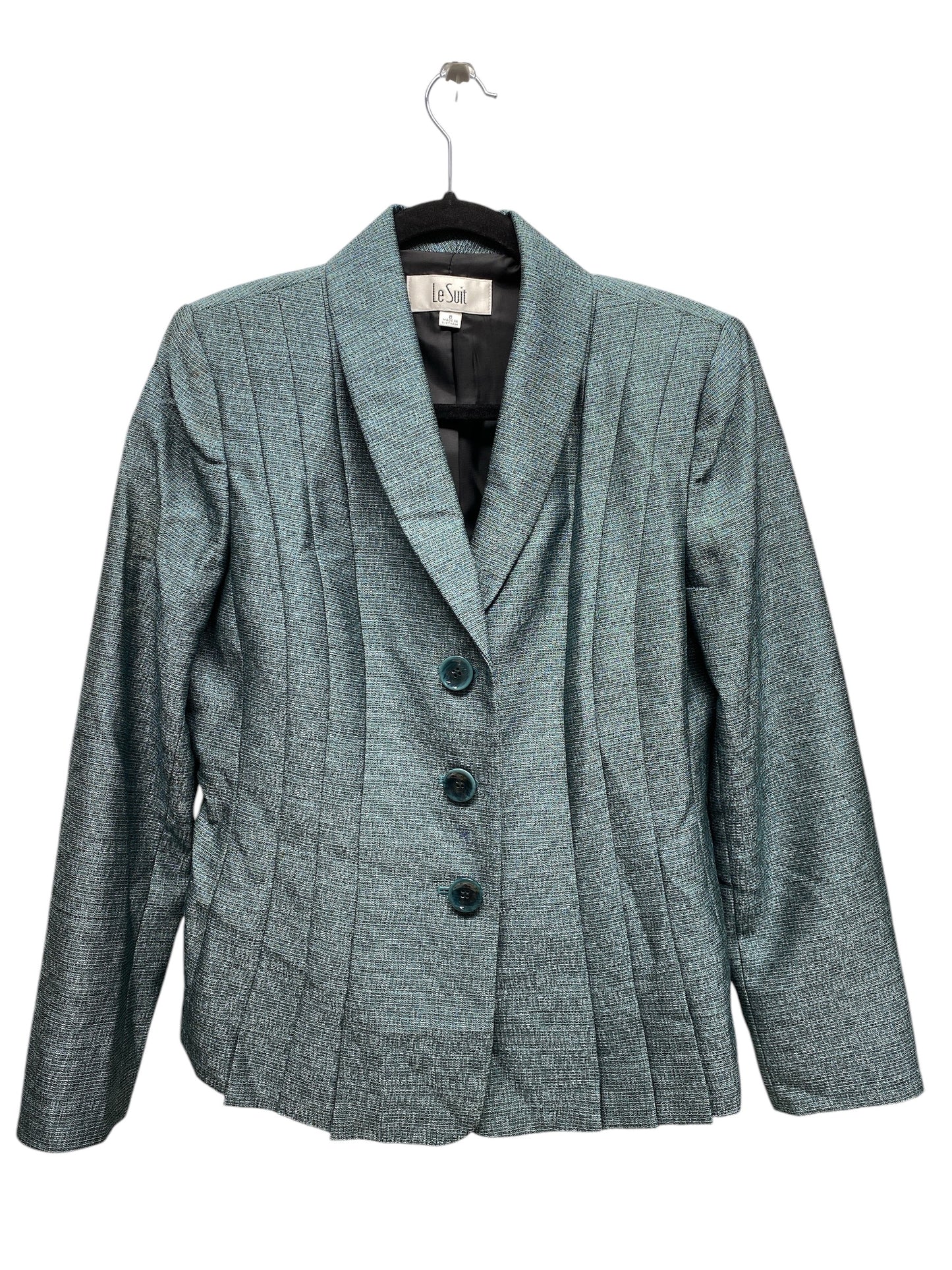 Blazer By Le Suit In Green, Size: 8