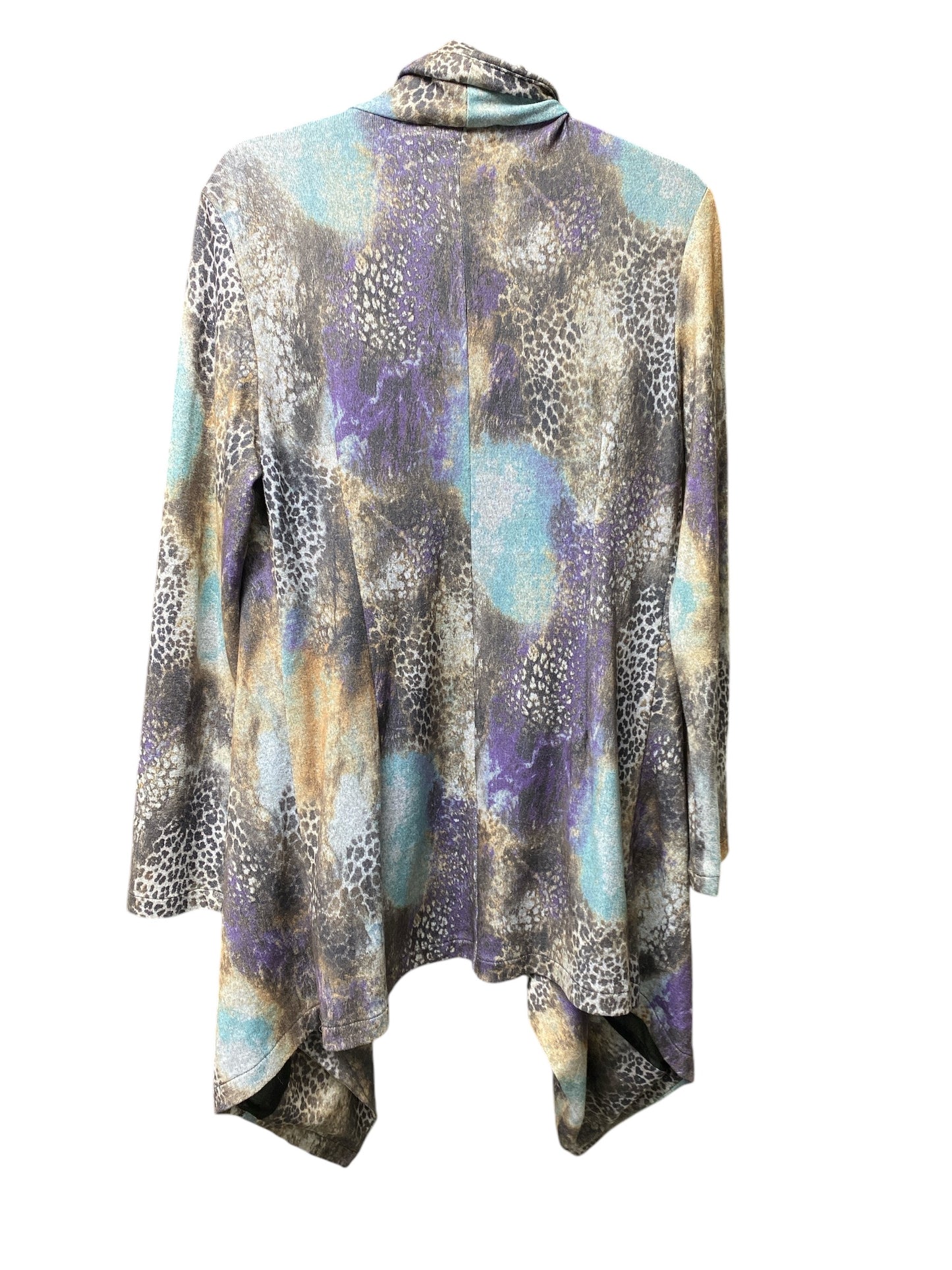 Cardigan By Alberto Makali In Animal Print, Size: M