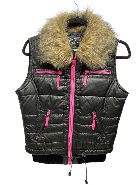 Vest Puffer & Quilted By Ashley In Black, Size: M