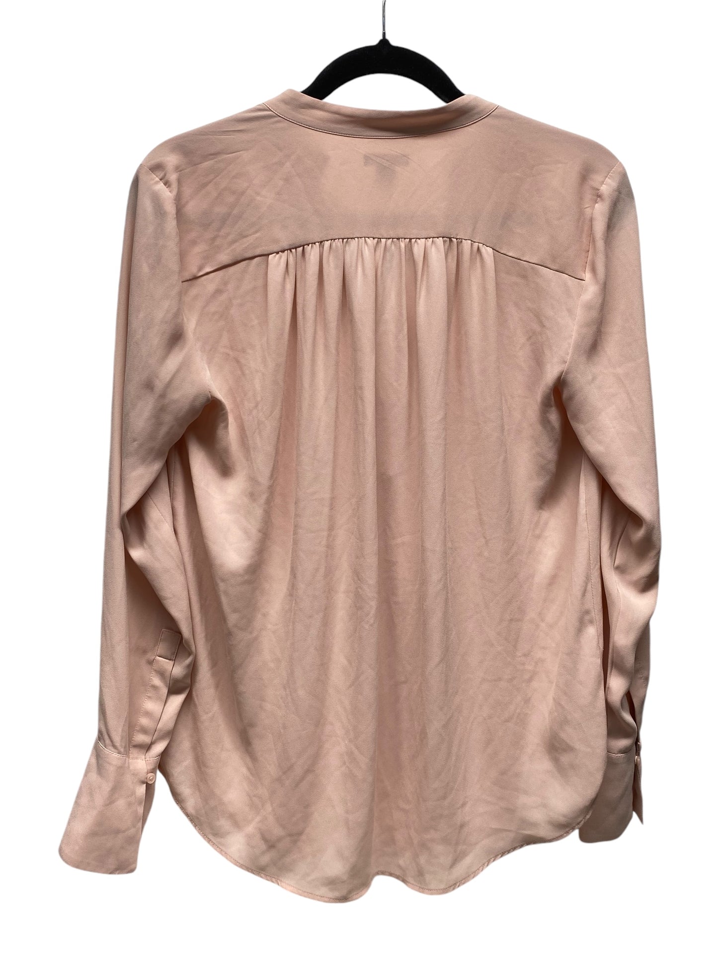 Top Long Sleeve Basic By Ann Taylor In Beige, Size: S