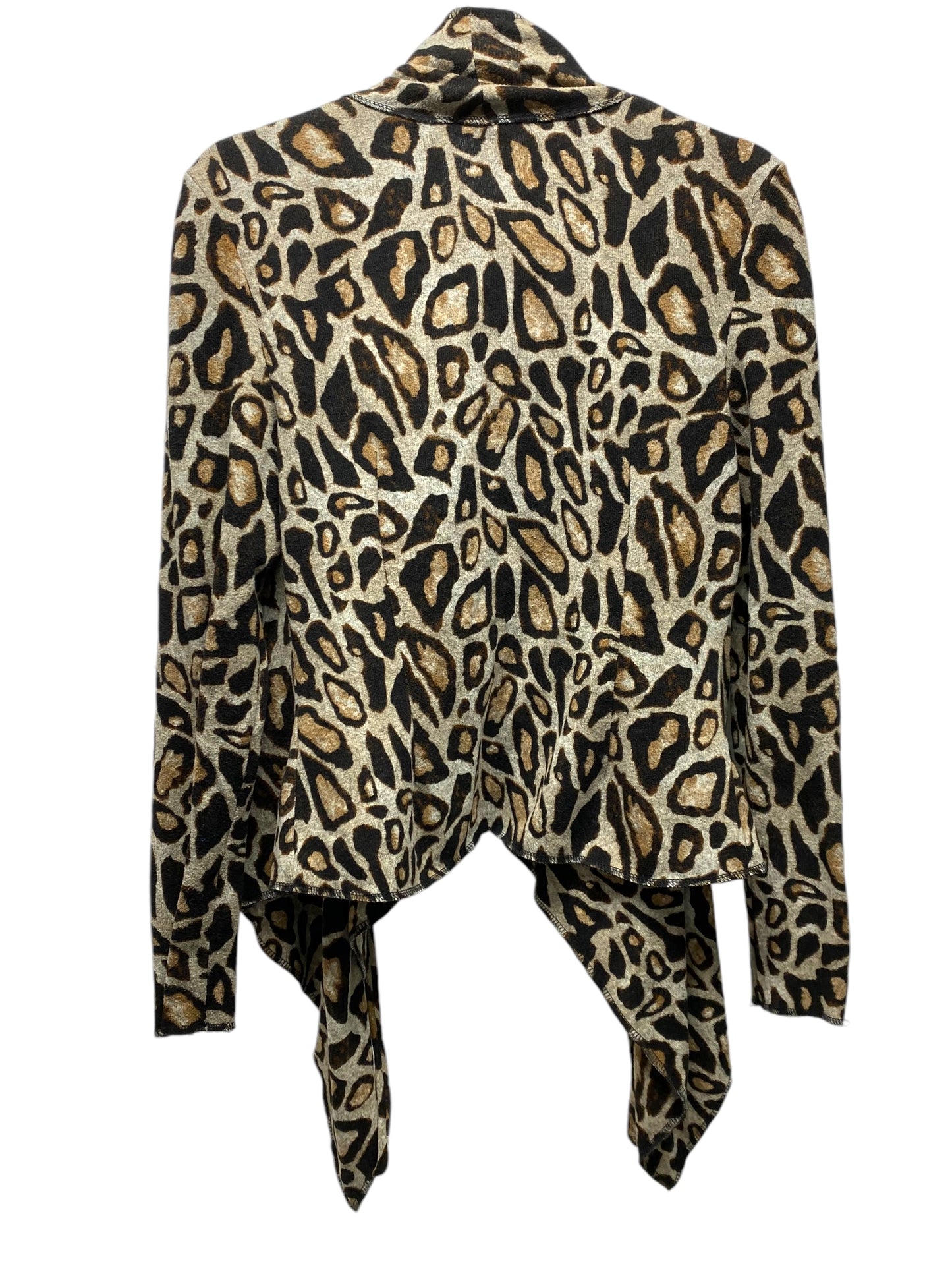 Cardigan By Alberto Makali In Animal Print, Size: M