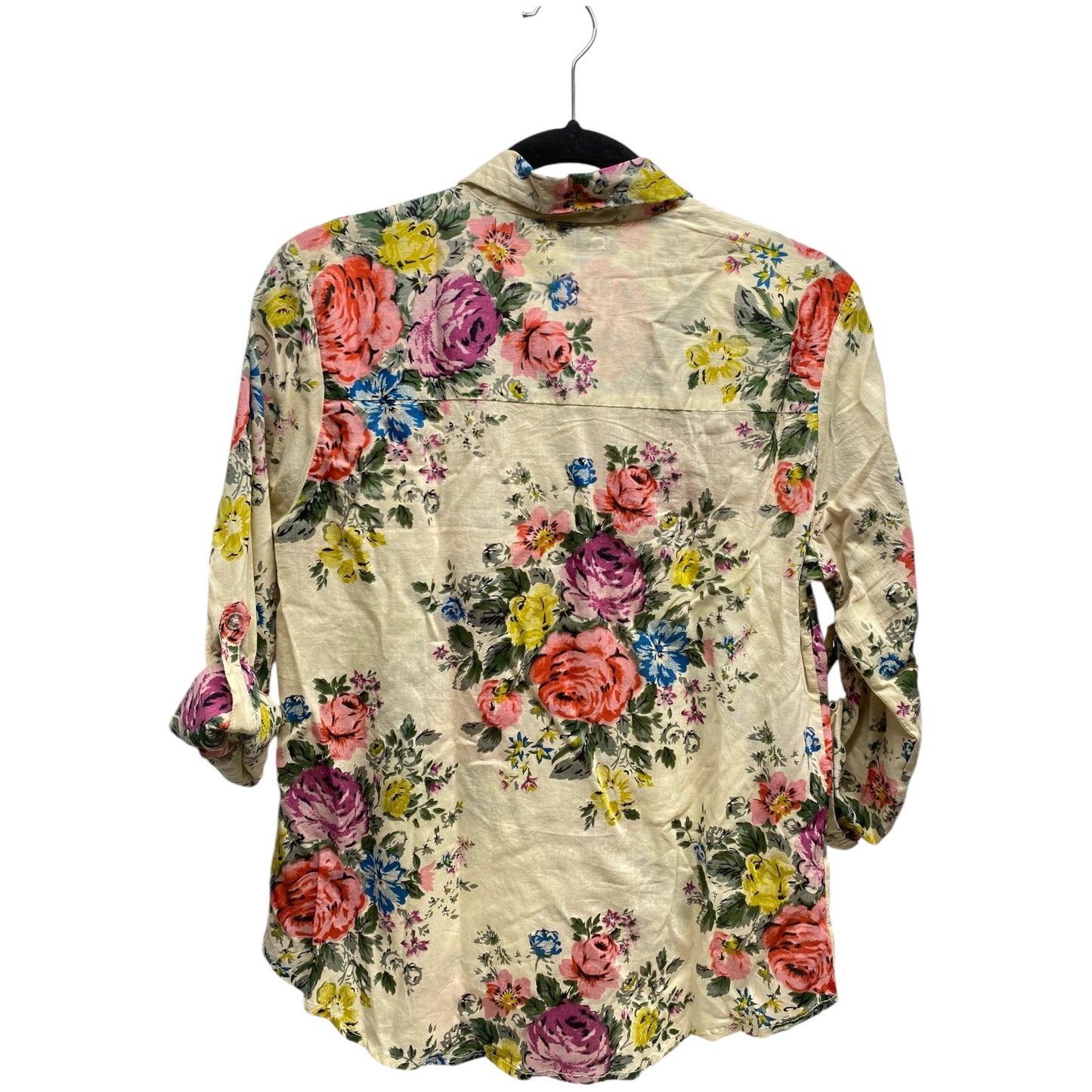 Top Long Sleeve By Clothes Mentor In Floral Print, Size: S