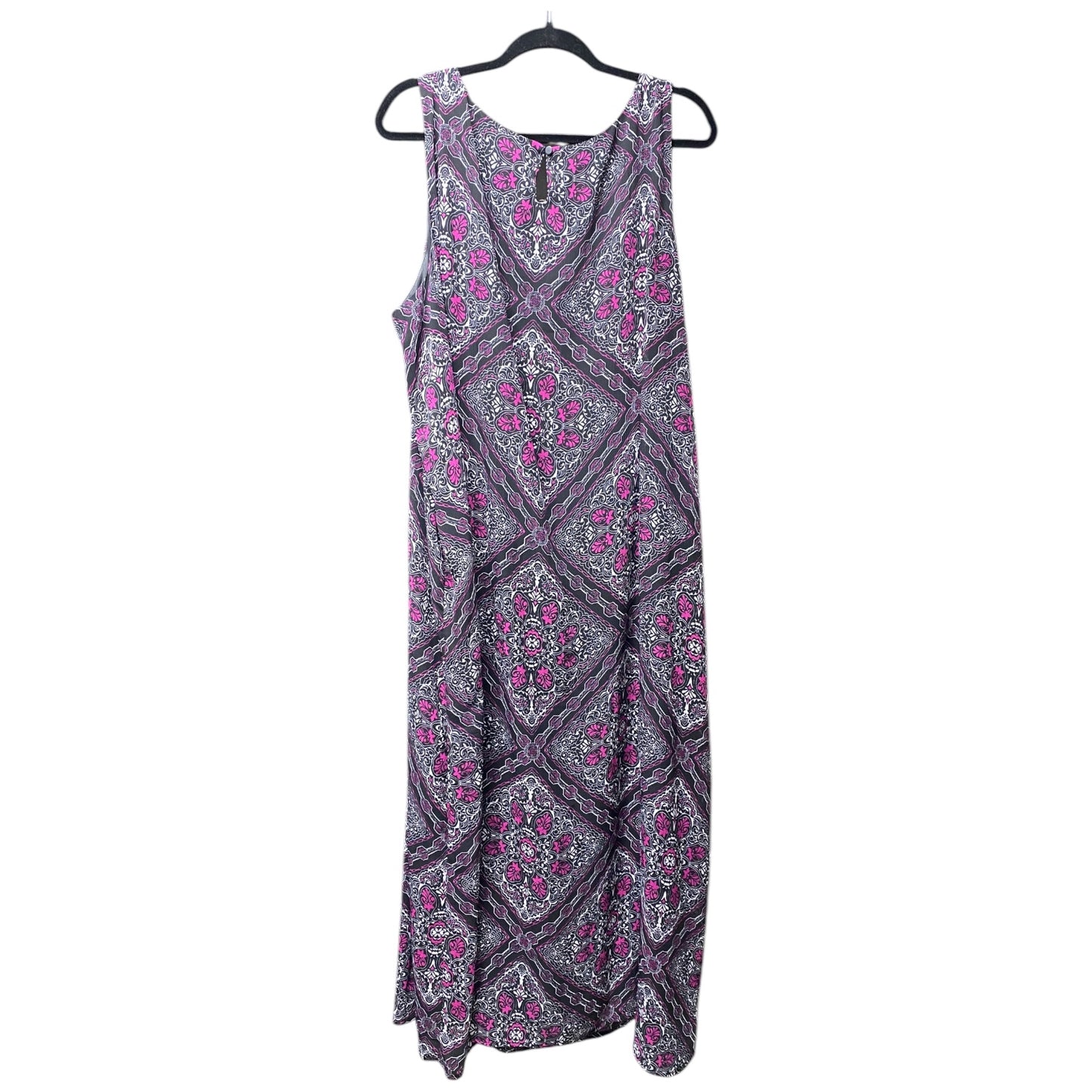 Dress Casual Maxi By Catherines In Floral Print, Size: 4x