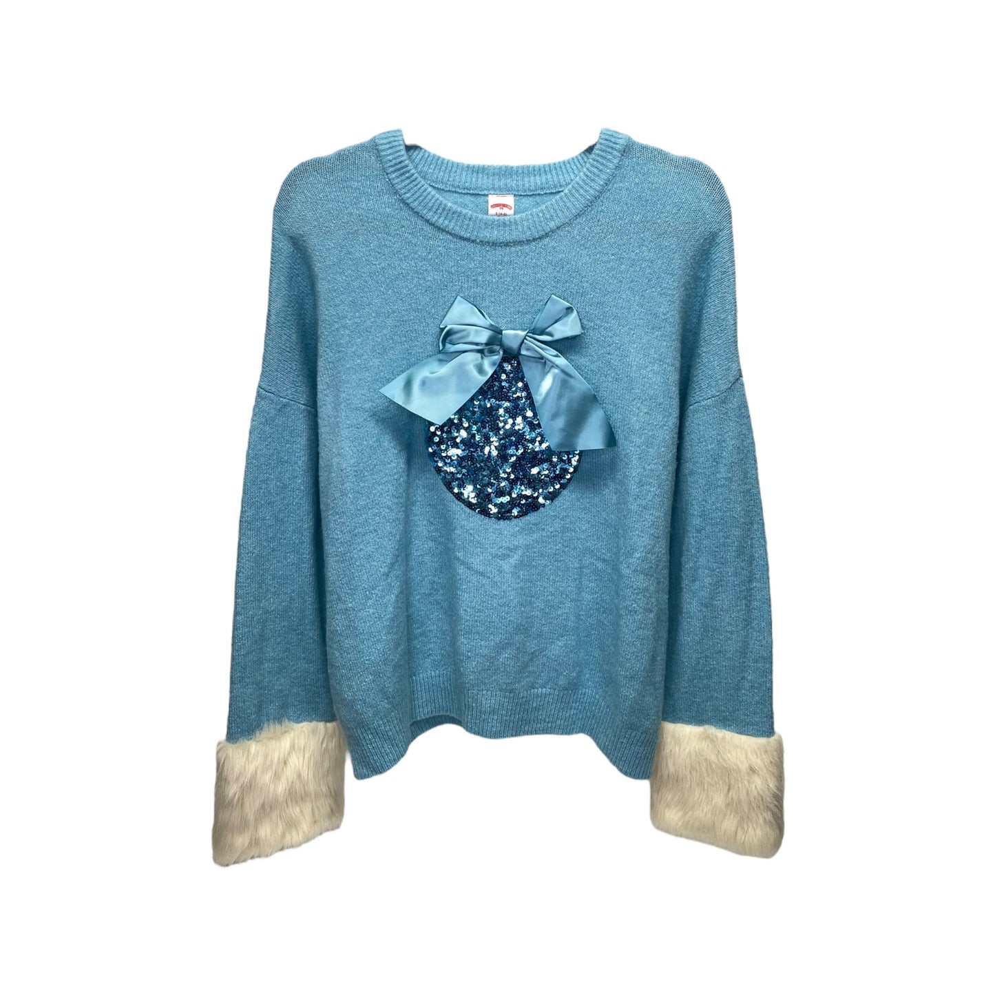 Sweater By Holiday Time In Blue, Size: S