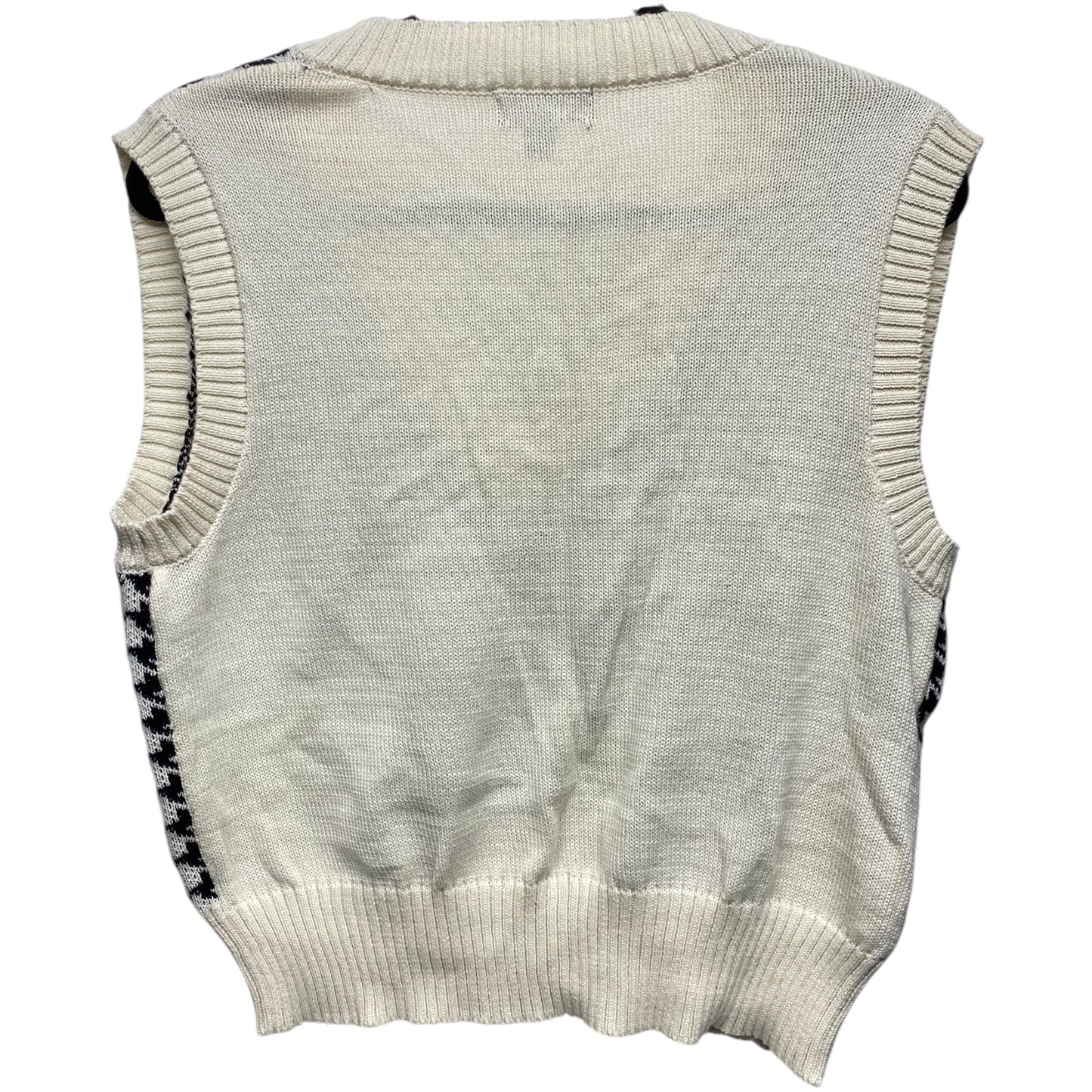 Vest Other By Say What In Black & Cream, Size: M