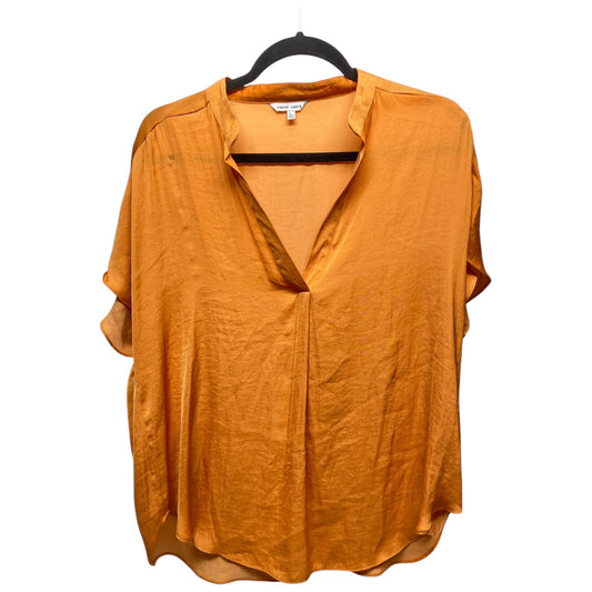 Top Short Sleeve Basic By Naked Zebra In Orange, Size: L