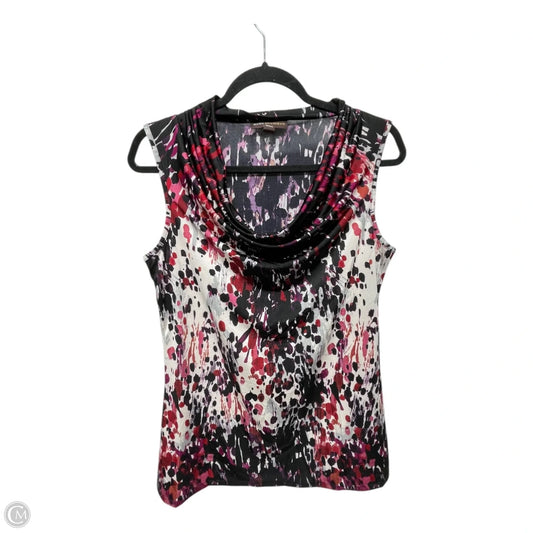 Top Sleeveless By Dana Buchman In Multi-colored, Size: S