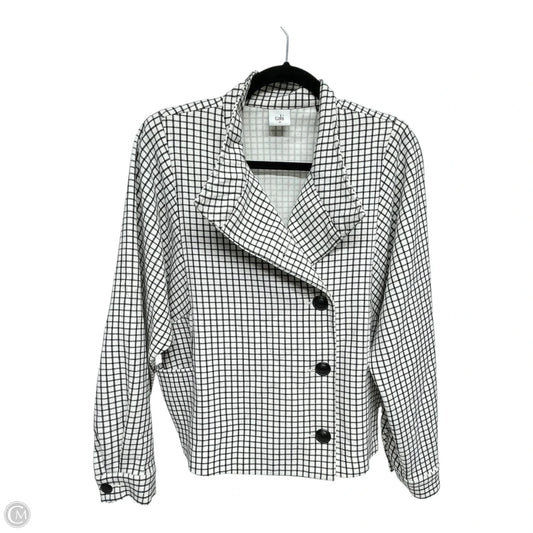 Blazer By Cabi In Checkered Pattern, Size: M