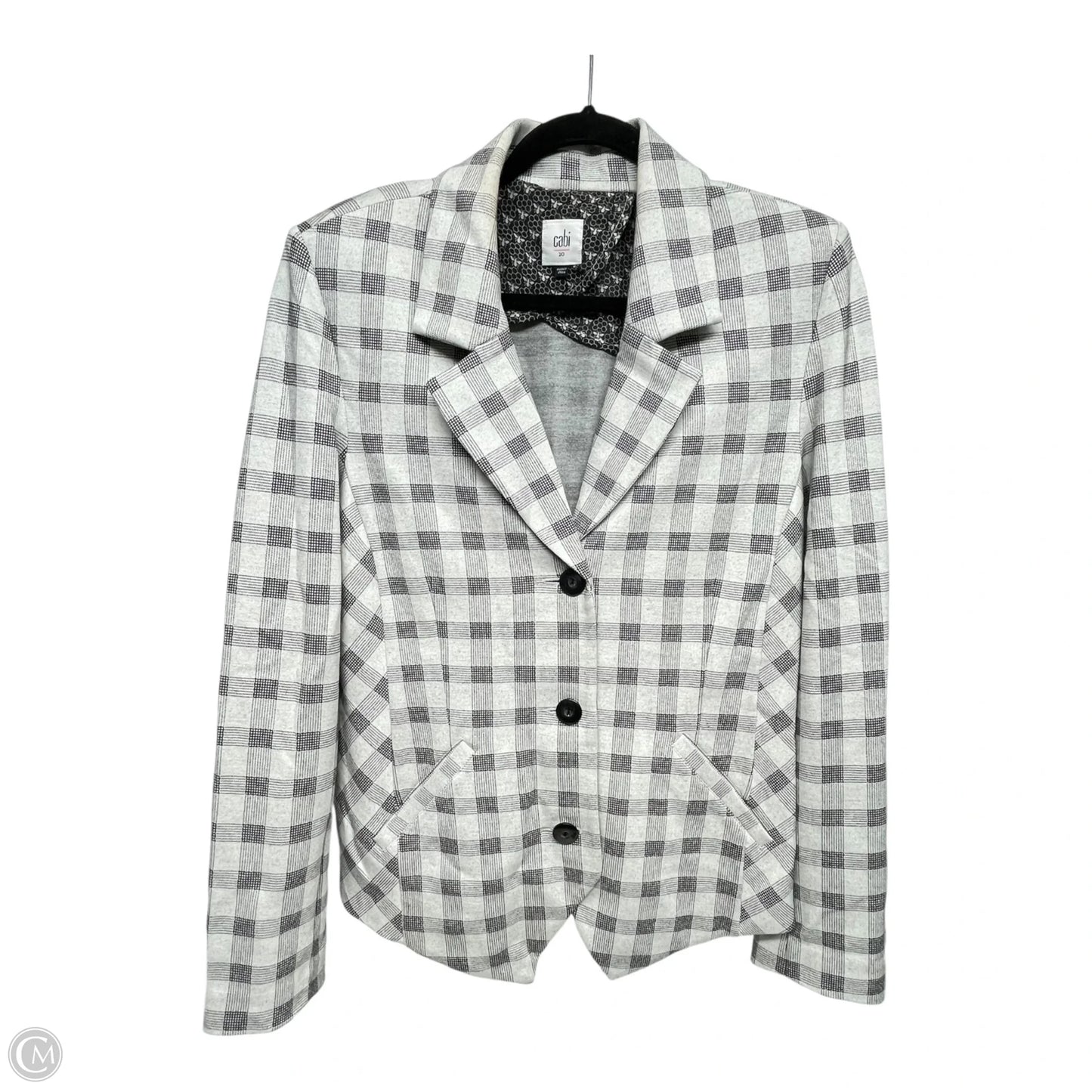 Blazer By Cabi In Black & White, Size: M