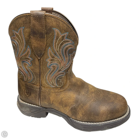 Boots Western By Ariat In Brown, Size: 6