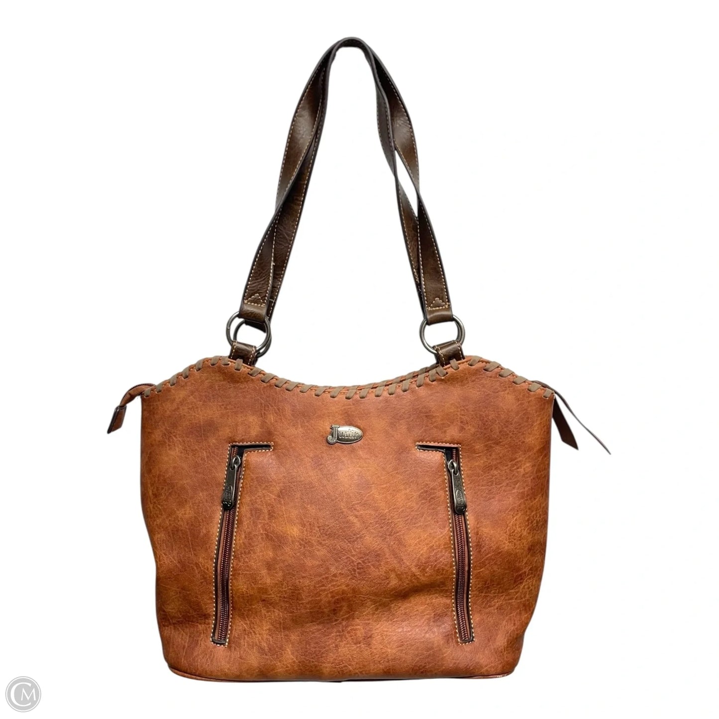 Handbag By Justin, Size: Large