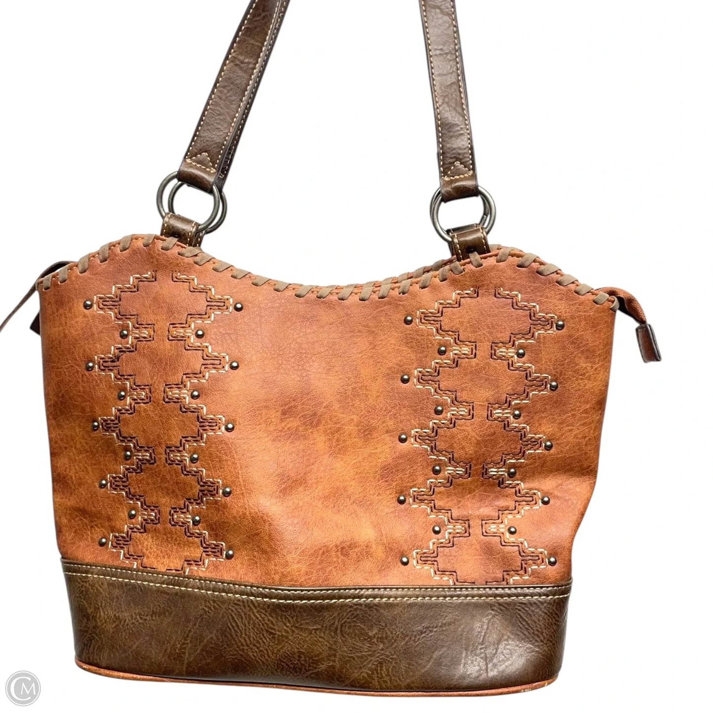 Handbag By Justin, Size: Large
